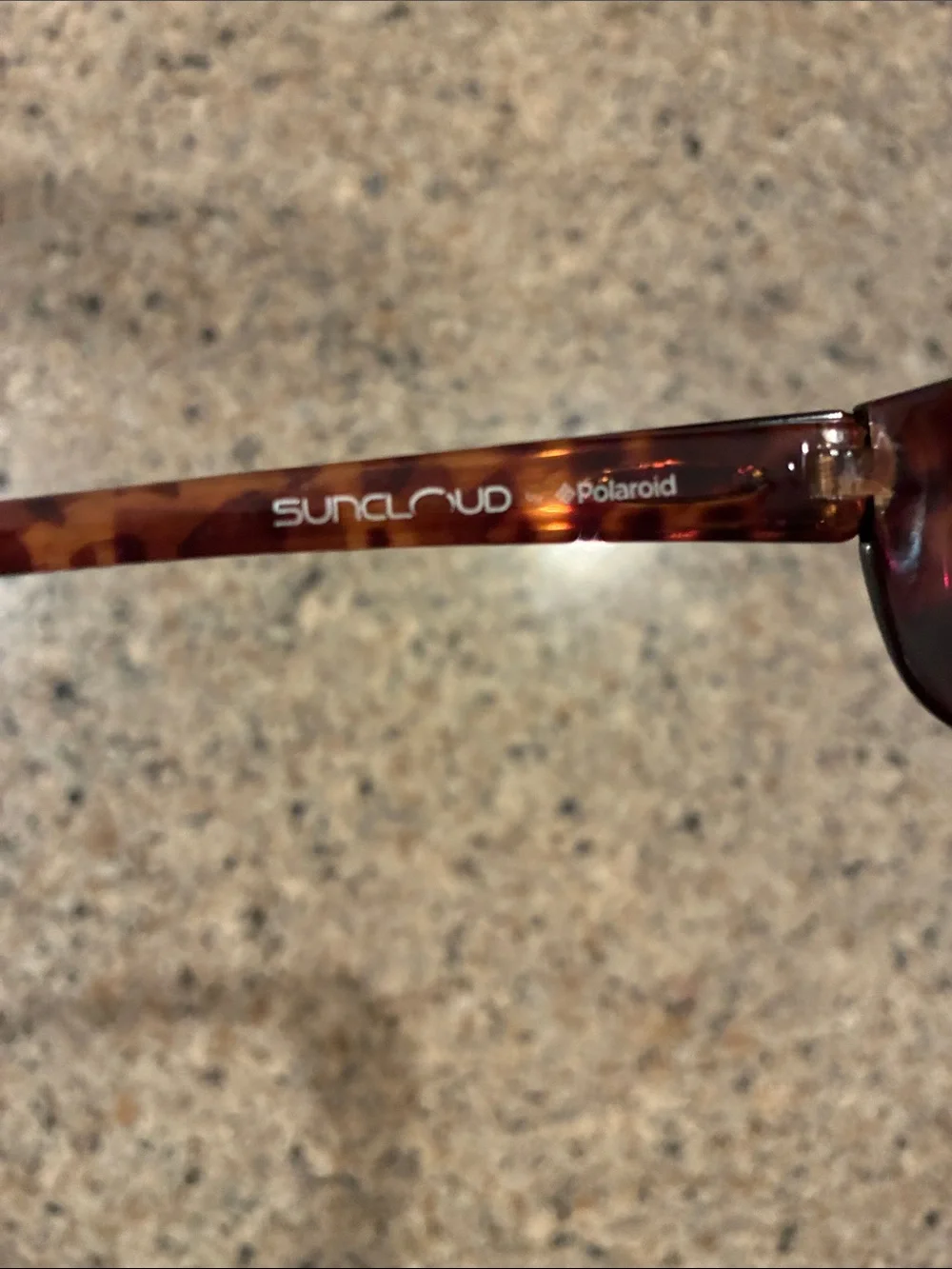 SUNCLOUD Wisp Polarized Men's Tortoiseshell Sunglasses with Brown Lenses